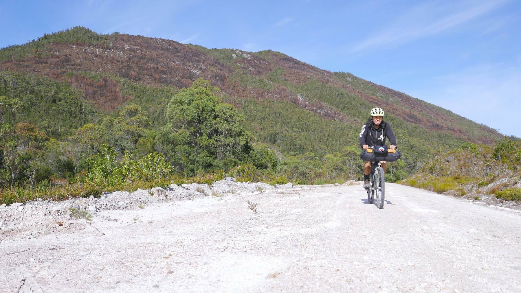 bikepacking in Western Tasmania