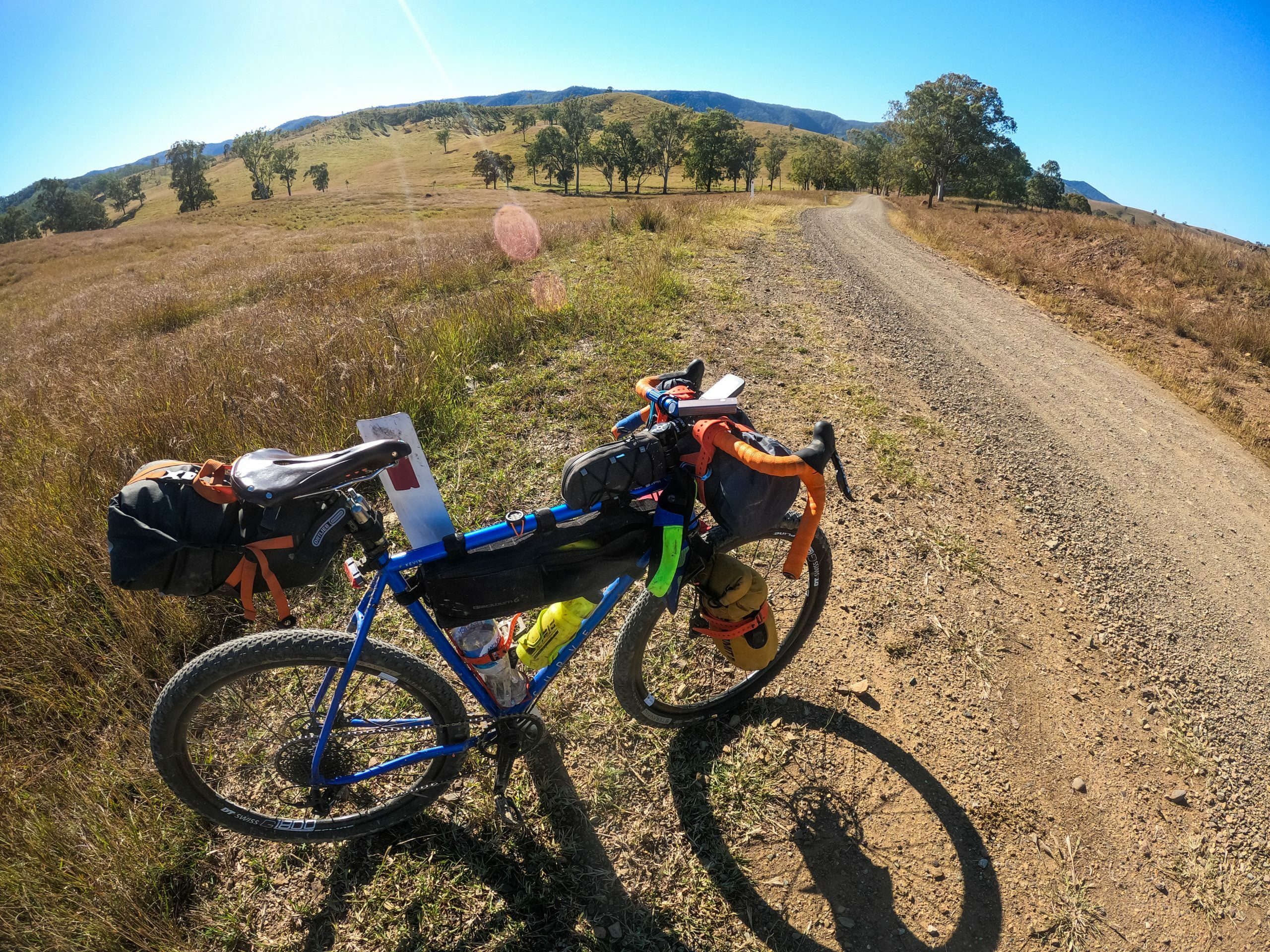 Gravel roads en route to the Jimna Escape