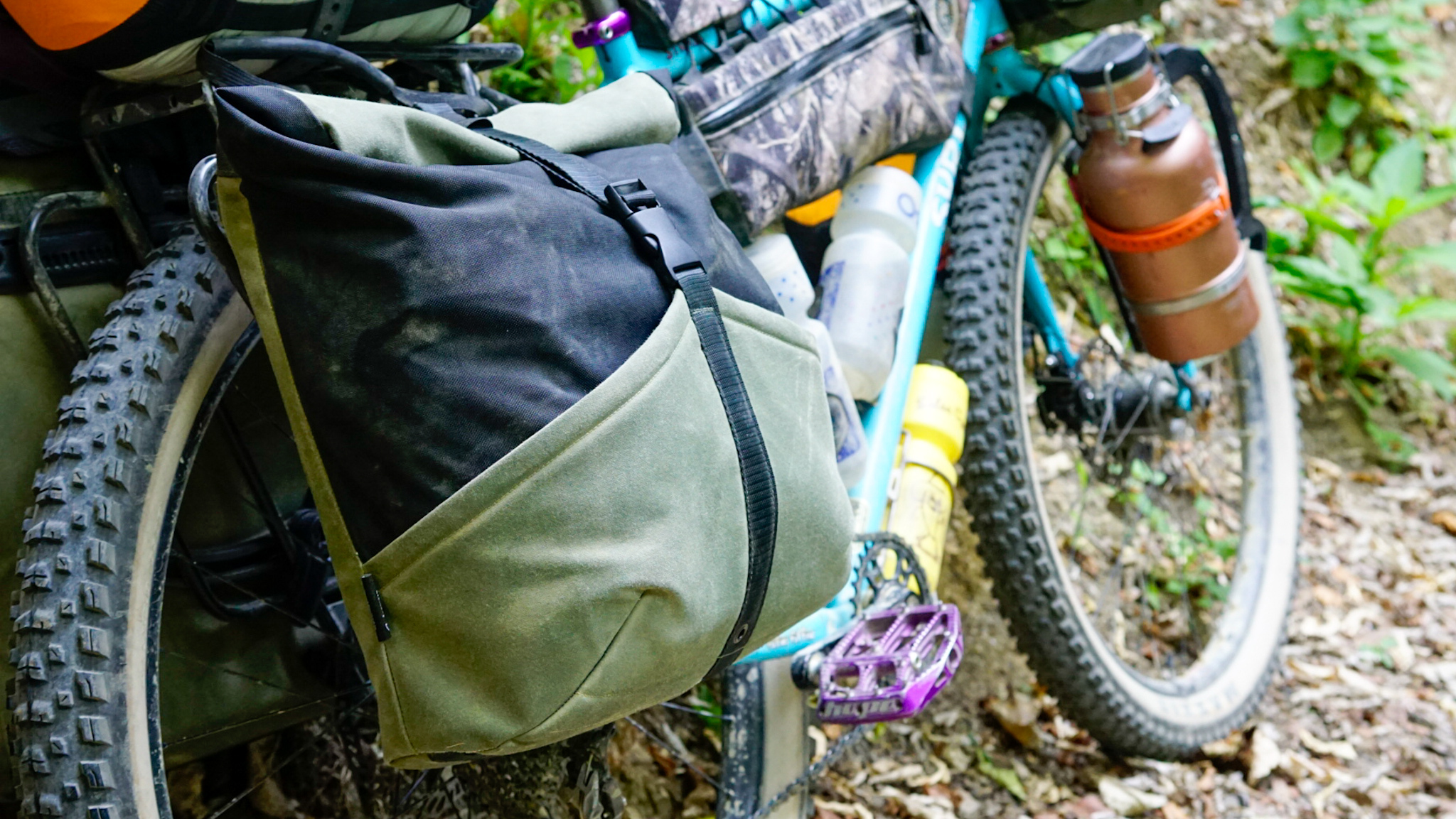 Bikepacking clearance with panniers