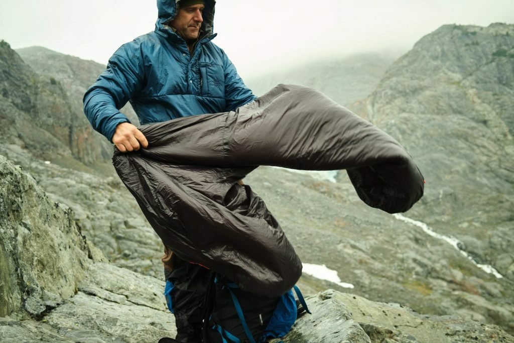 The new Terra Rosa Gear synbag sleeping bag