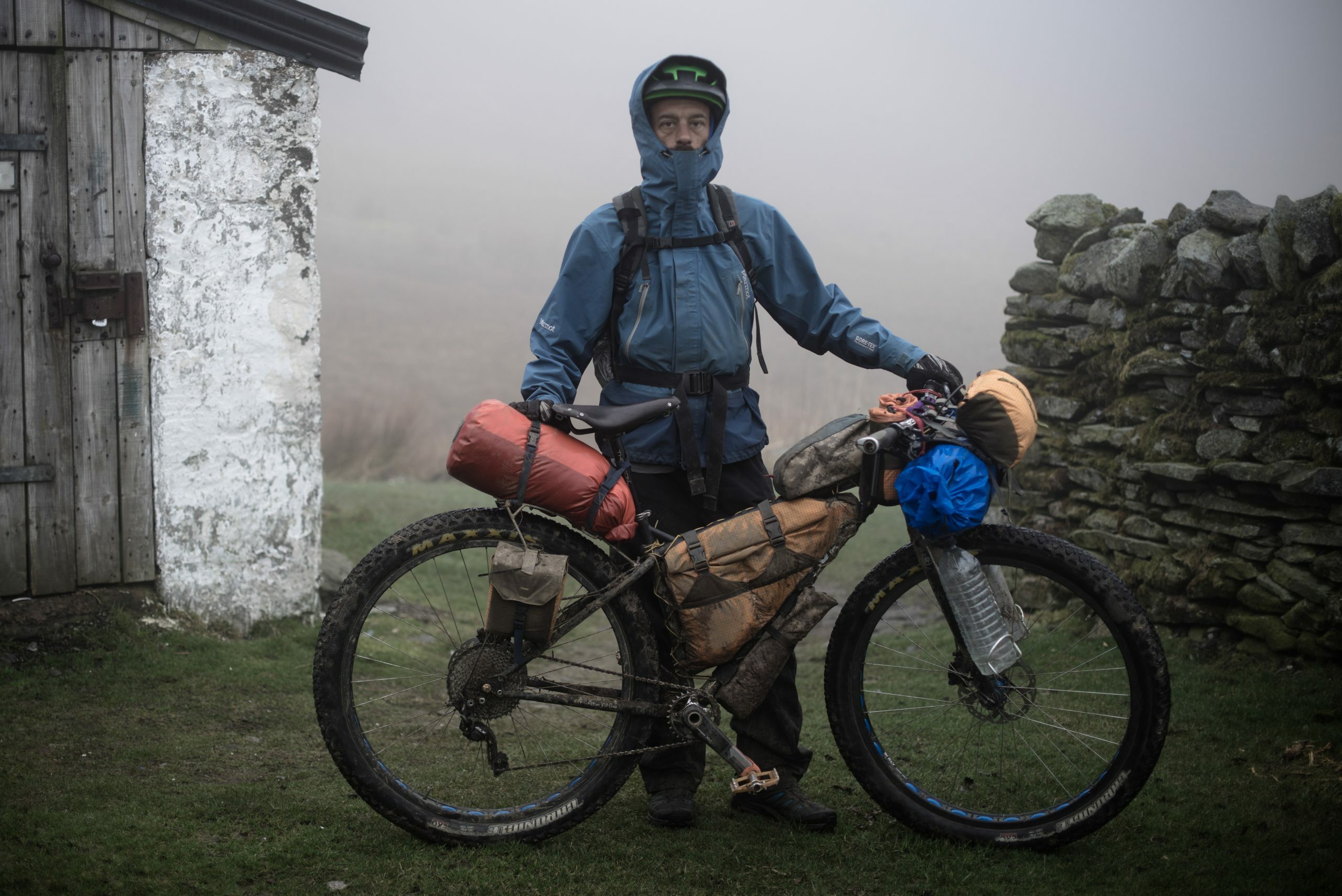 Southern Lite Packs Owner, Luke, bikepacking in the UK