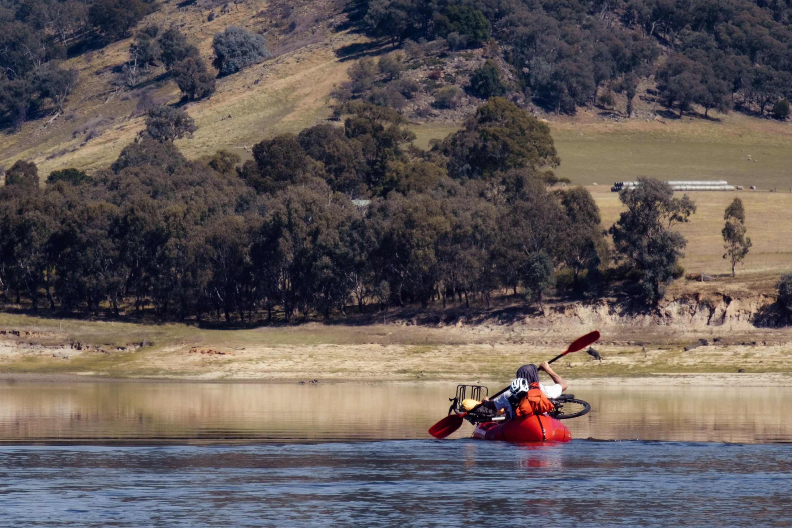 Packrafting on the murray river