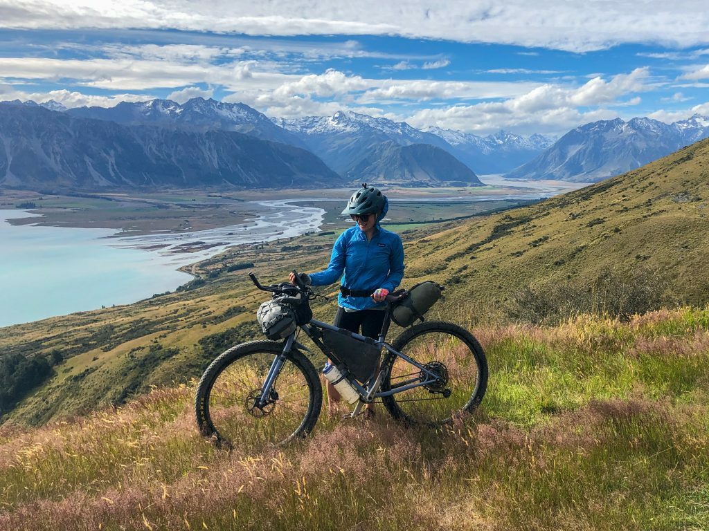 Bikepacking in New Zealand using the Louise dropper post harness