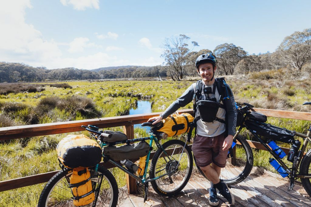 Tim and his Raleigh M-Trax 1000