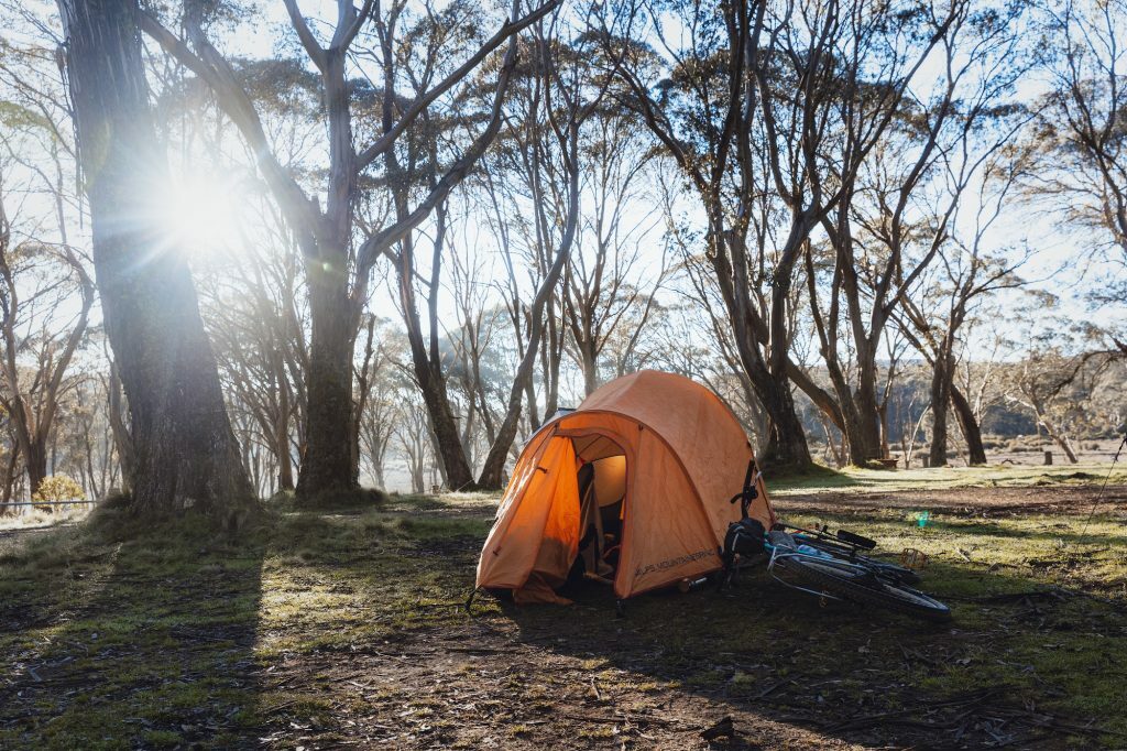 Bikepacking camp in Barrington Tops