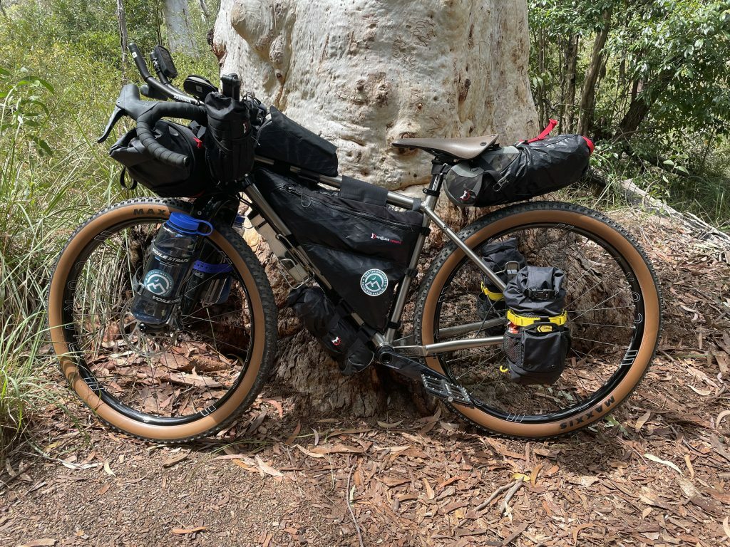 Bikepacking portrait of Sarah’s Curve GMX+