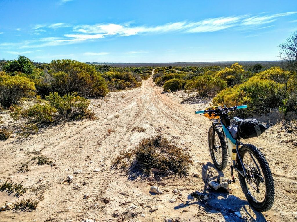 Bikepacking hydration in the desert
