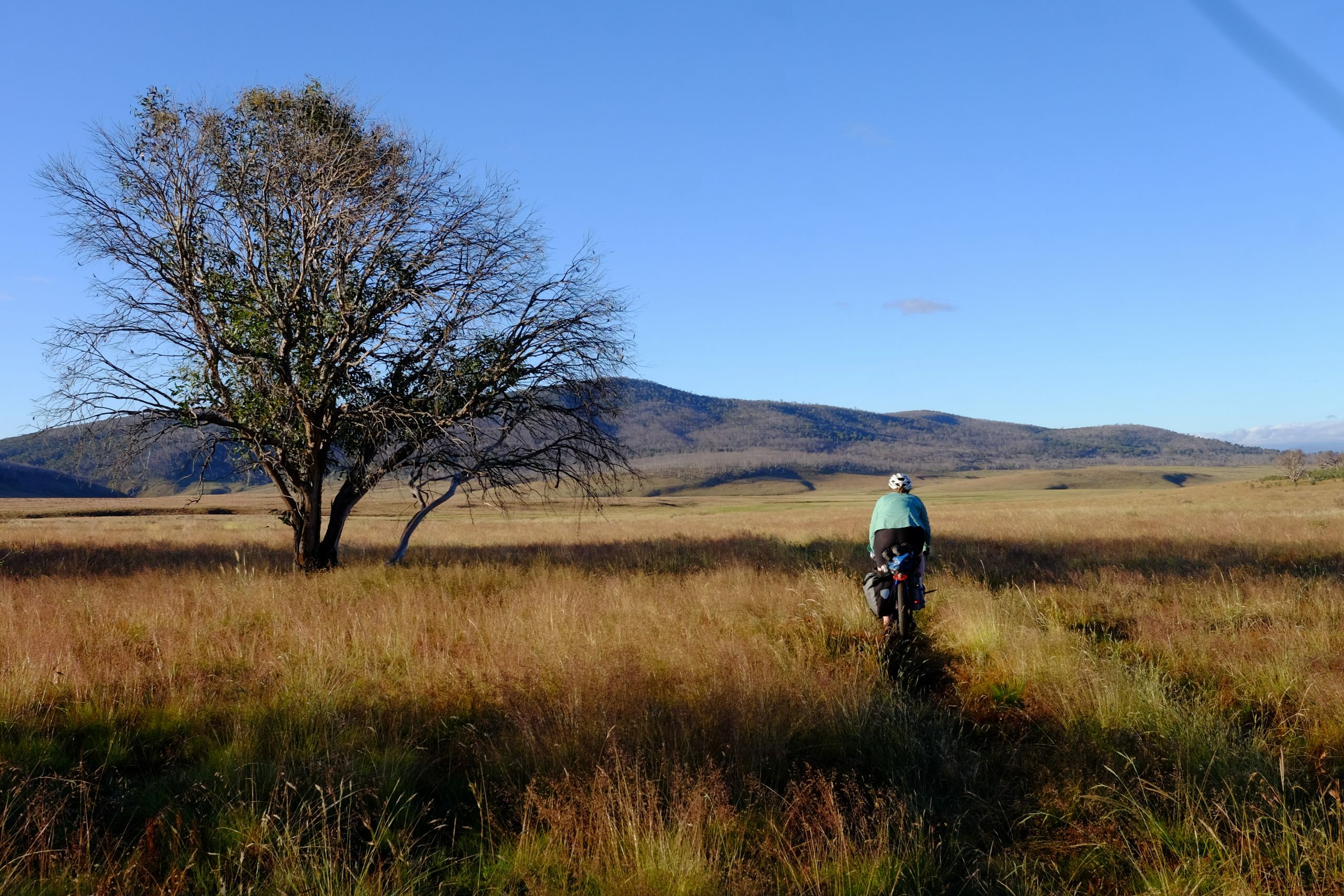 Bikepacking in Long Plain, Kosciuszko National Park