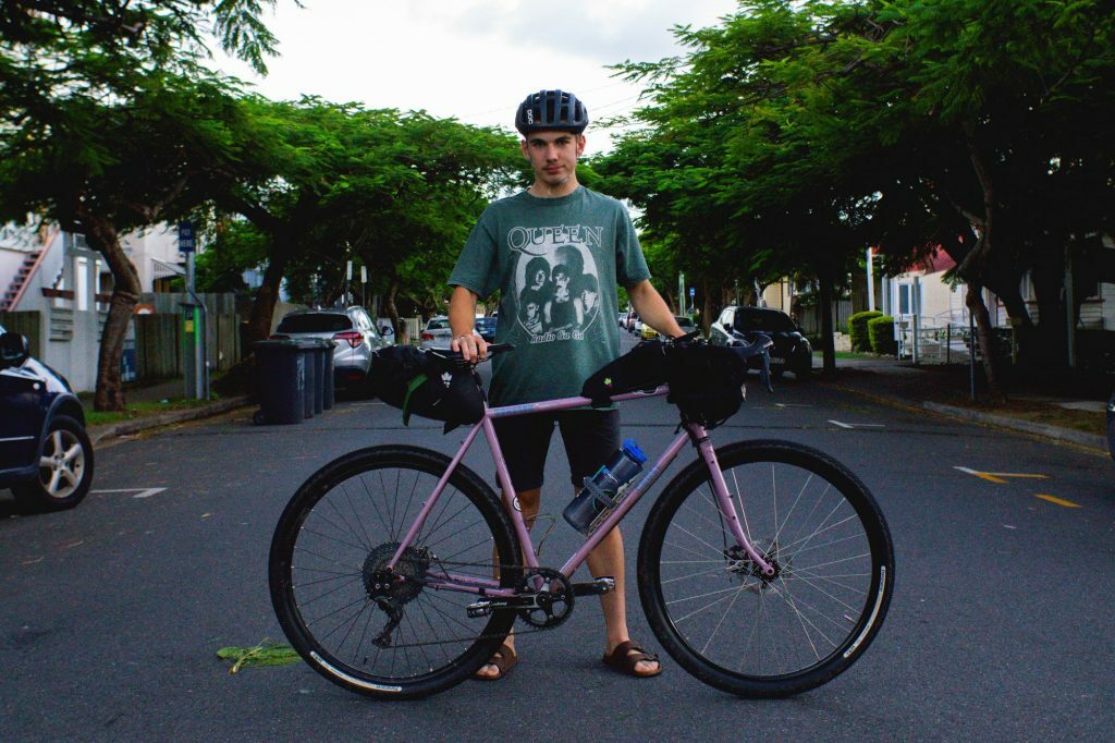 Max Hobson from BikePackShop with his Crust Bombora