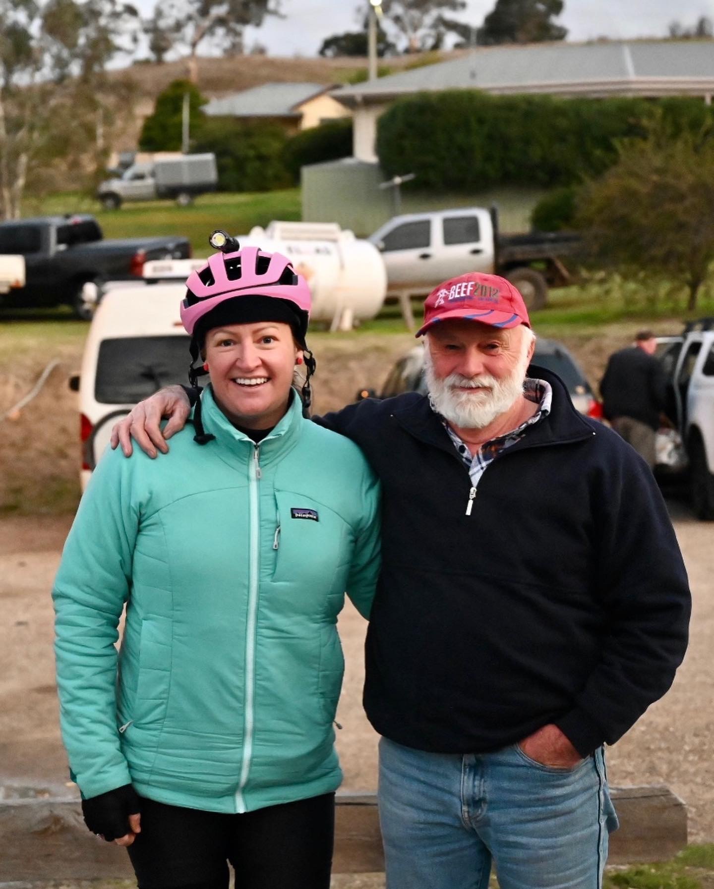 Kelly and Colin at the frostbite gravel xl